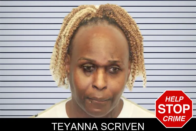 Teyanna Scriven mugshot