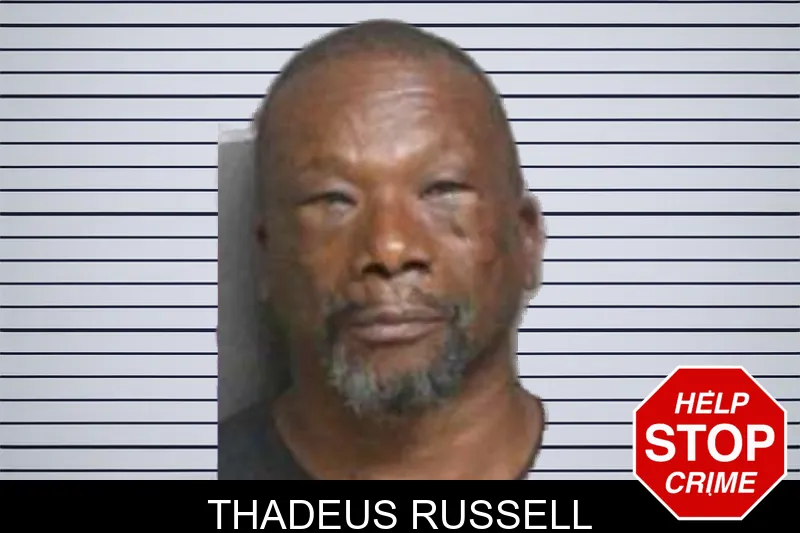 Thadeus Russell mugshot