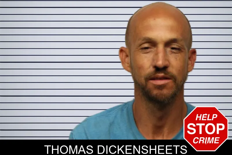 Thomas Dickensheets mugshot