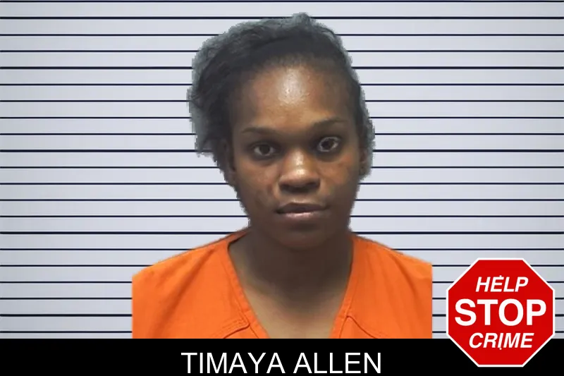 Timaya Allen mugshot