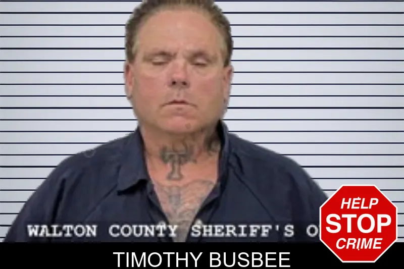 Timothy Busbee mugshot