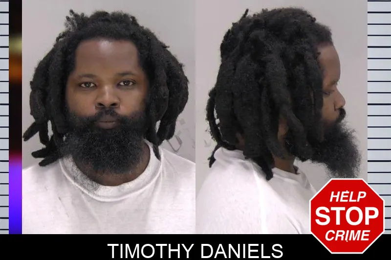 Timothy Daniels mugshot