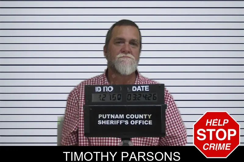 Timothy Parsons mugshot