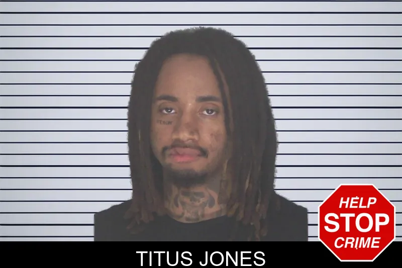 Titus Jones mugshot