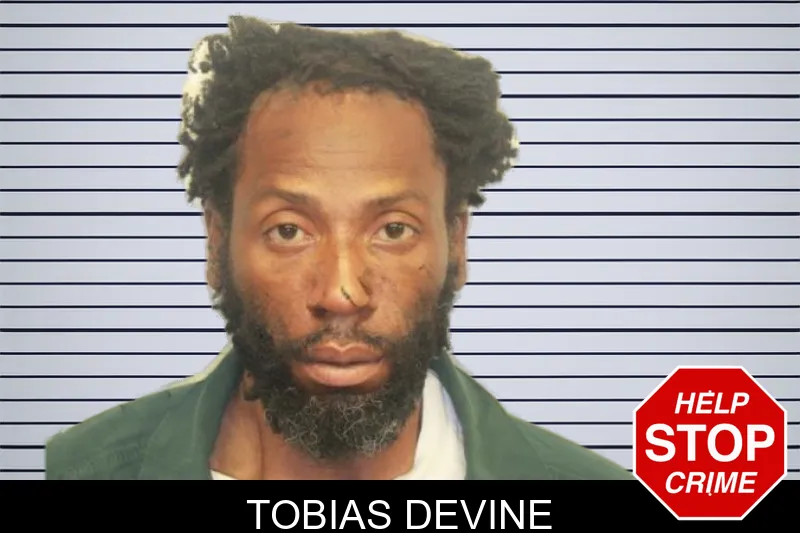 Tobias Devine mugshot