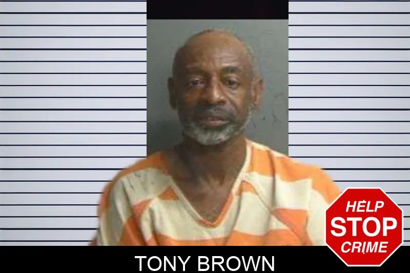 Tony Brown mugshot