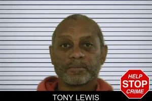 Tony Lewis mugshot
