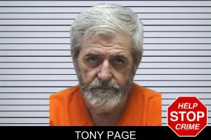Tony Page mugshot