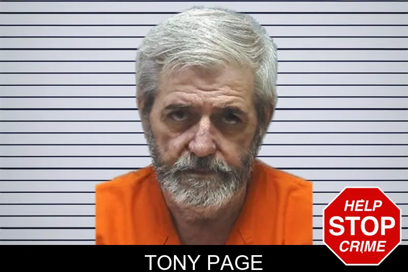 Tony Page mugshot