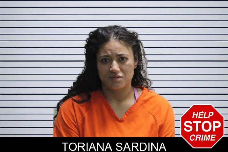 Toriana Sardina mugshot
