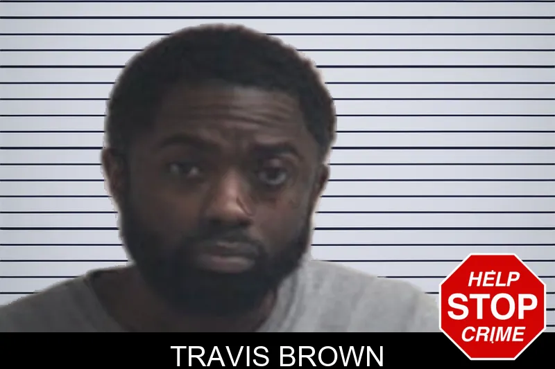 Travis Brown mugshot