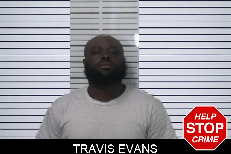 Travis Evans mugshot