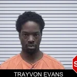 Trayvon Evans mugshot – Tattnall County , Georgia Trayvon Evans mugshot
