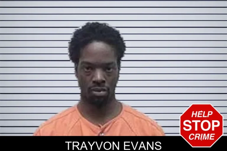 Trayvon Evans mugshot – Tattnall County , Georgia Trayvon Evans
