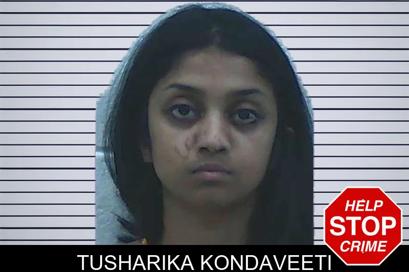 Tusharika Kondaveeti mugshot – Jackson County , Georgia Tusharika Kondaveeti mugshot