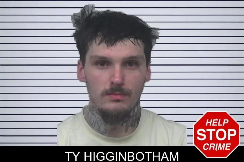 Ty Higginbotham mugshot