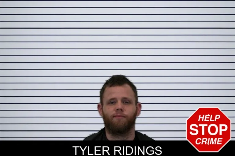 Tyler Ridings mugshot – Hart County , Georgia Tyler Ridings