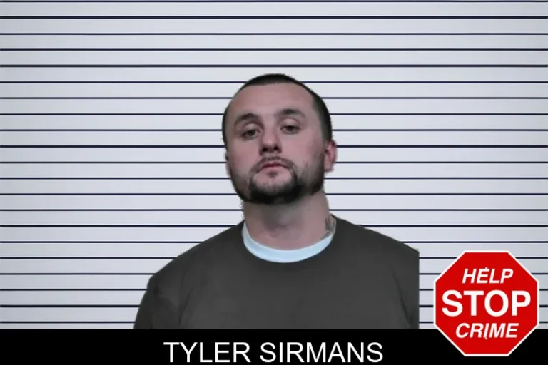 Tyler Sirmans mugshot – Ben Hill County , Georgia Tyler Sirmans
