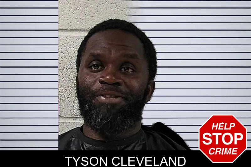 Tyson Cleveland mugshot
