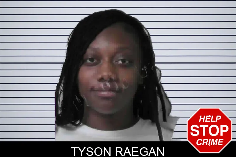Tyson Raegan mugshot