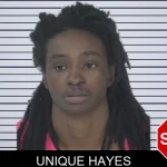 Unique Hayes mugshot