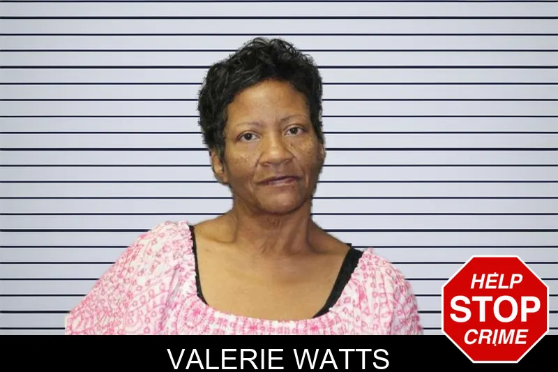 Valerie Watts mugshot