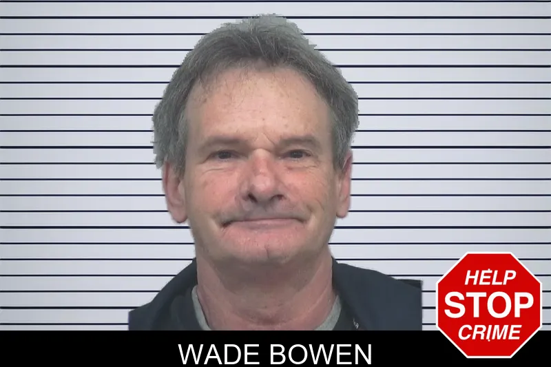 Wade Bowen mugshot