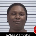 Wakesia Thomas mugshot