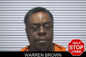 Warren Brown mugshot