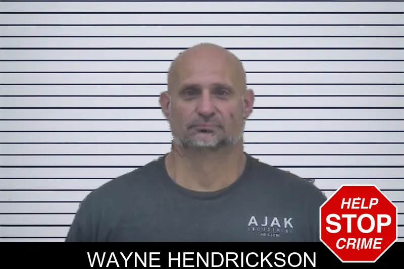 Wayne Hendrickson mugshot