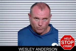 Wesley Anderson mugshot