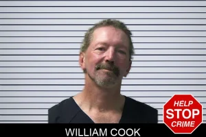 William Cook mugshot