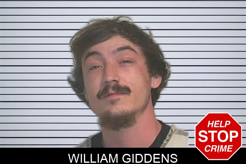 William Giddens mugshot