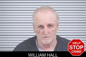 William Hall mugshot