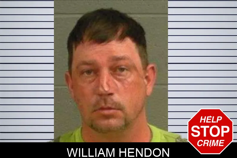 William Hendon mugshot