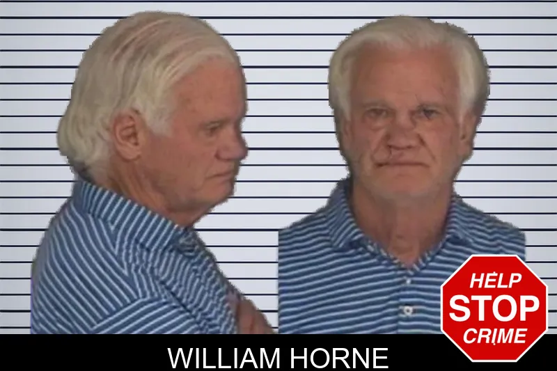 William Horne mugshot