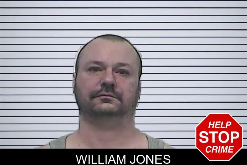 William Jones mugshot