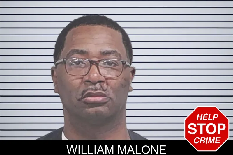 William Malone mugshot