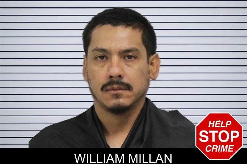 William Millan mugshot