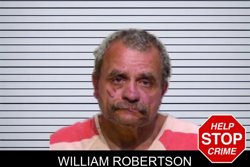 William Robertson mugshot