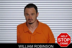 William Robinson mugshot