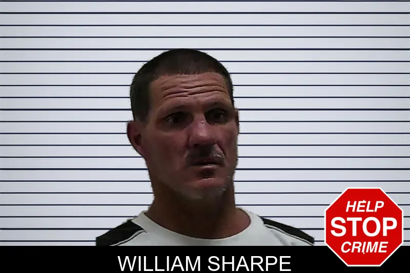 William Sharpe mugshot