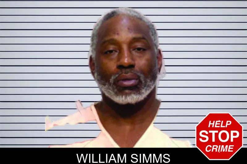 William Simms mugshot