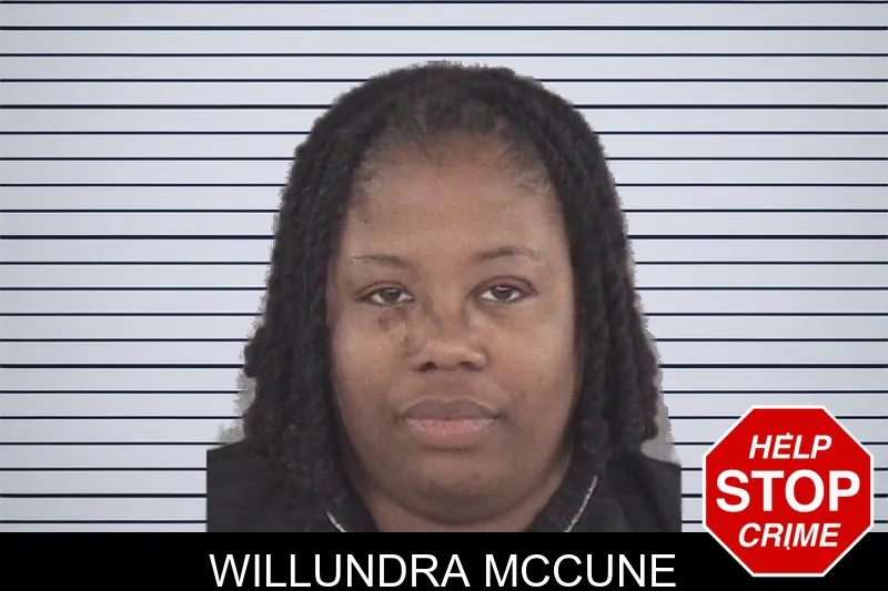 Willundra McCune mugshot