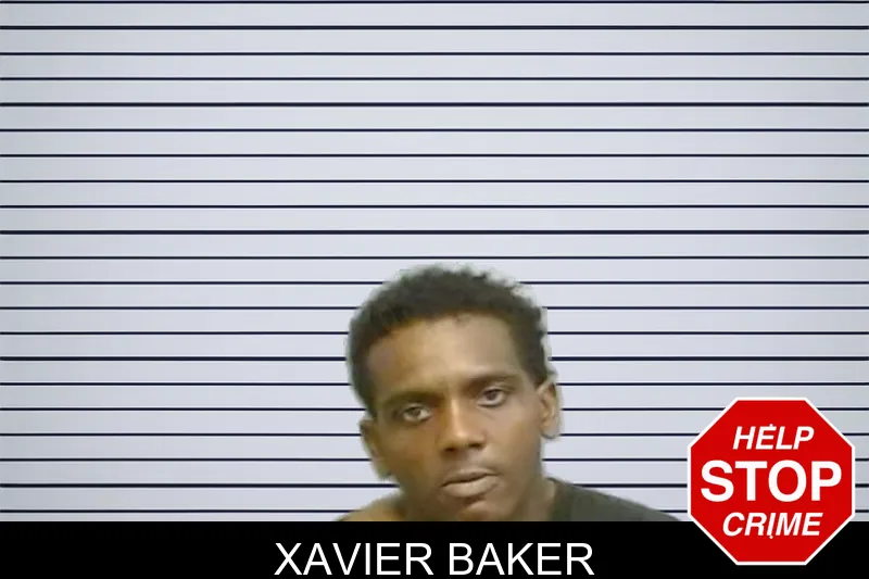 Xavier Baker mugshot