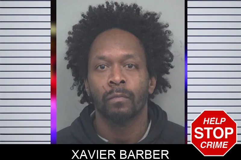 Xavier Barber mugshot