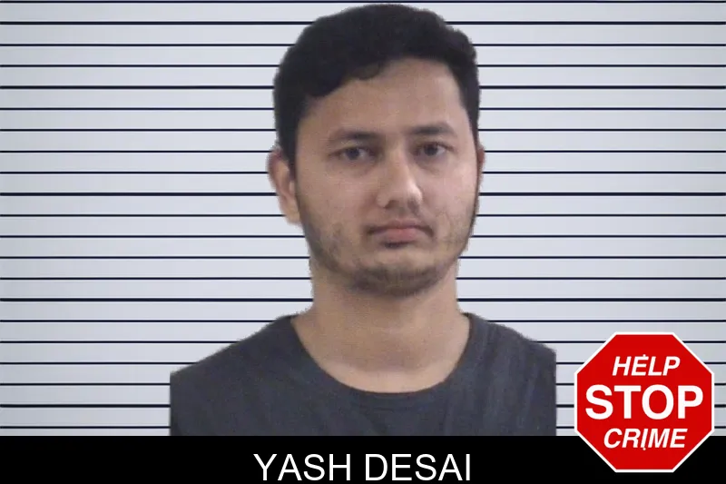 Yash Desai mugshot