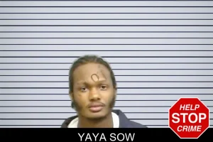 Yaya Sow mugshot