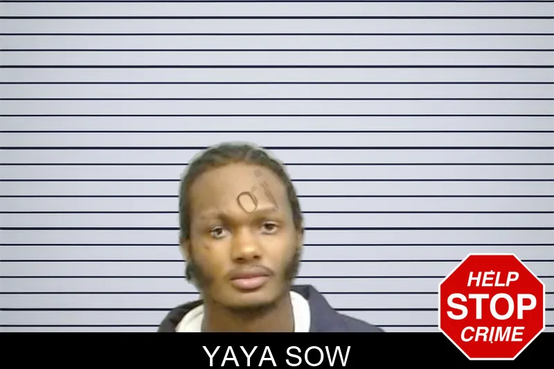 Yaya Sow mugshot