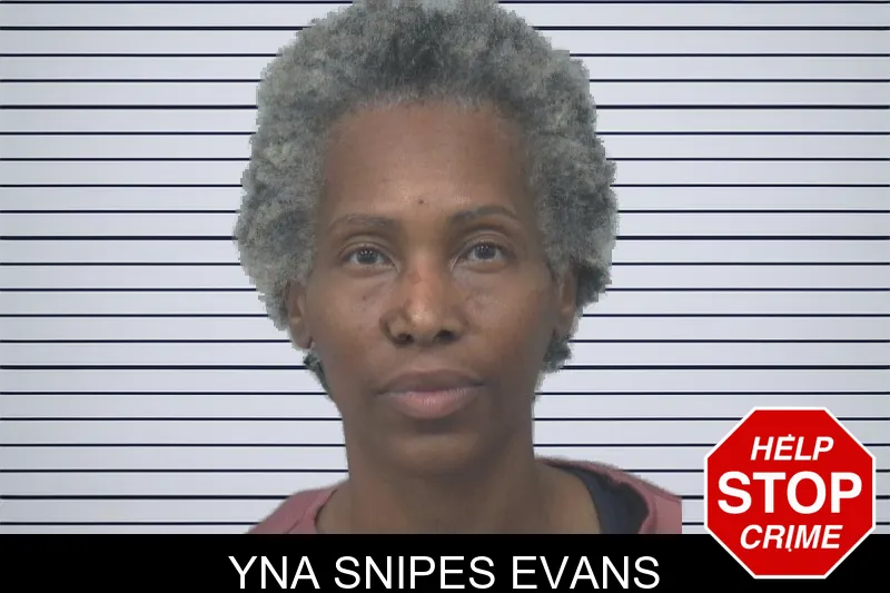 Yna Snipes Evans mugshot